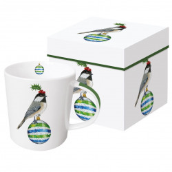 Ptaszek na Bombce Kubek Porcelanowy w Ozdobnym Pudełku 350 ml