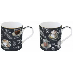 Barista Kubki Porcelanowe w Ozdobnym Pudełku 350 ml