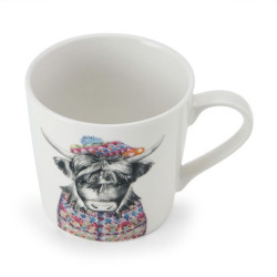 Mikasa Tipperleyhill, Kubek Porcelanowy Krowa - 380 ml