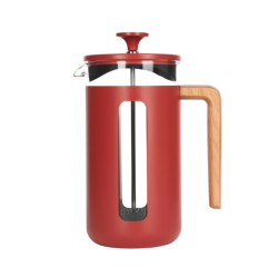 Zaparzacz do Kawy Typu French Press La Cafetiere Pisa, kolor Czerwony, 1 litr