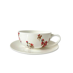 Kwitnące Gałązki Filiżanka Porcelanowa ze Spodkiem 300 ml