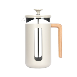Zaparzacz do Kawy Typu French Press La Cafetiere Pisa, kolor Kremowy, 1 litr