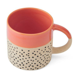 Mikasa, Kubek Kamionkowy Kropki – 390 ml
