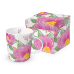 Róże Kubek Porcelanowy w Ozdobnym Pudełku, 400 ml