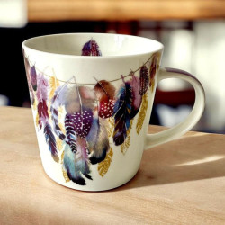Pióra Kubek Porcelanowy w Ozdobnym Pudełku 350 ml