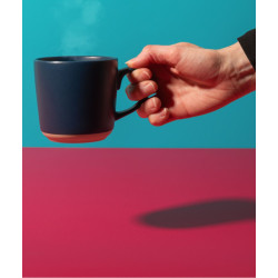 La Cafetière Kubek Ceramiczny Granatowy 350 ml
