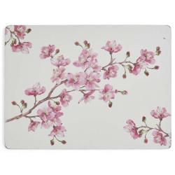 Różowe Kwiaty Podkładki duże 4 szt