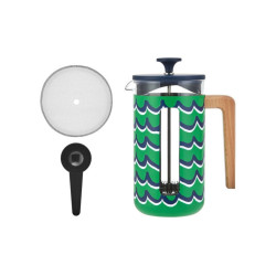 Zaparzacz do Kawy Typu French Press La Cafetière Pisa na 8 filiżanek, Cyan Tides