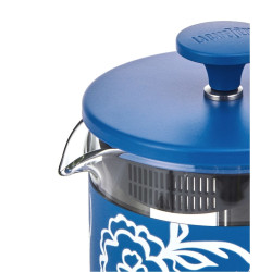 Zaparzacz do Kawy Typu French Press La Cafetière Pisa na 8 filiżanek, Blu Fiorato