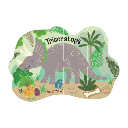 Puzzle 12 elementów - Dinozaury