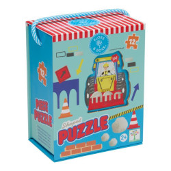 Puzzle 12 elementów - Na Budowie