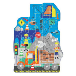 Puzzle 60 elementów - Na Budowie