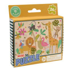 Mini Puzzle 24 elementy - Dżungla